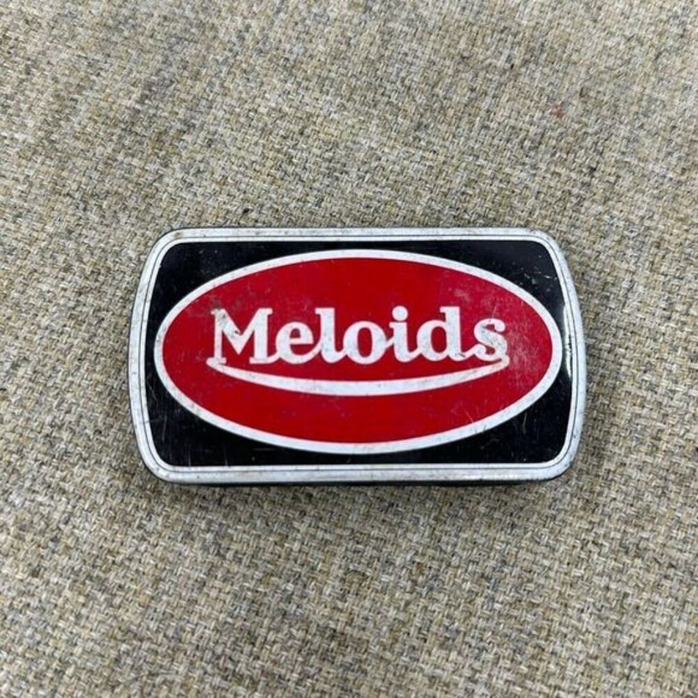Vintage Meloids Throat Pastilles Small Pocket Medicine Tin